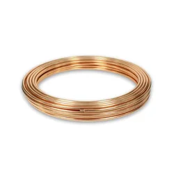 Kupfer-Rohr in Rollen-