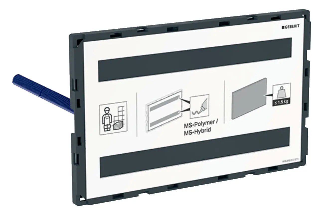 Geberit Abdeckplatte Omega, flächenbündig: 115.087.00.1-115087001 Geberit Abdeckplatte Omega, flächenbündig: 115.087.00.1-115087001