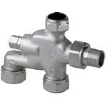 IMI E-Z-Verteiler Heimeier DN 15, Rotguss vernickelt-3891-02.000