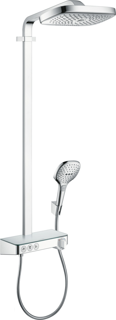 hansgrohe Showerpipe Raindance Select E 300 3jet, mit Ablage, chrom-27127000