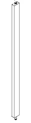 hansgrohe Rohr und Abdeckung 850 mm-95953000