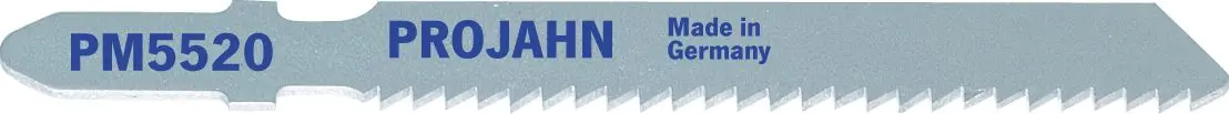 Projahn HSS Stichsägeblätter Typ PM5520 (ähnlich T118B), Zahnteilung 2,0 mm, Schnittlänge 55 mm (5 Stück)-63202