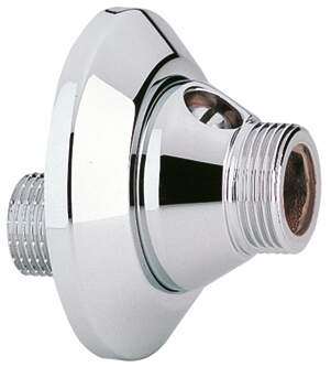 GROHE S-Anschluss 12400 Verstellb. 10mm, 1/2"x3/4" absperrbar, chrom -12400000