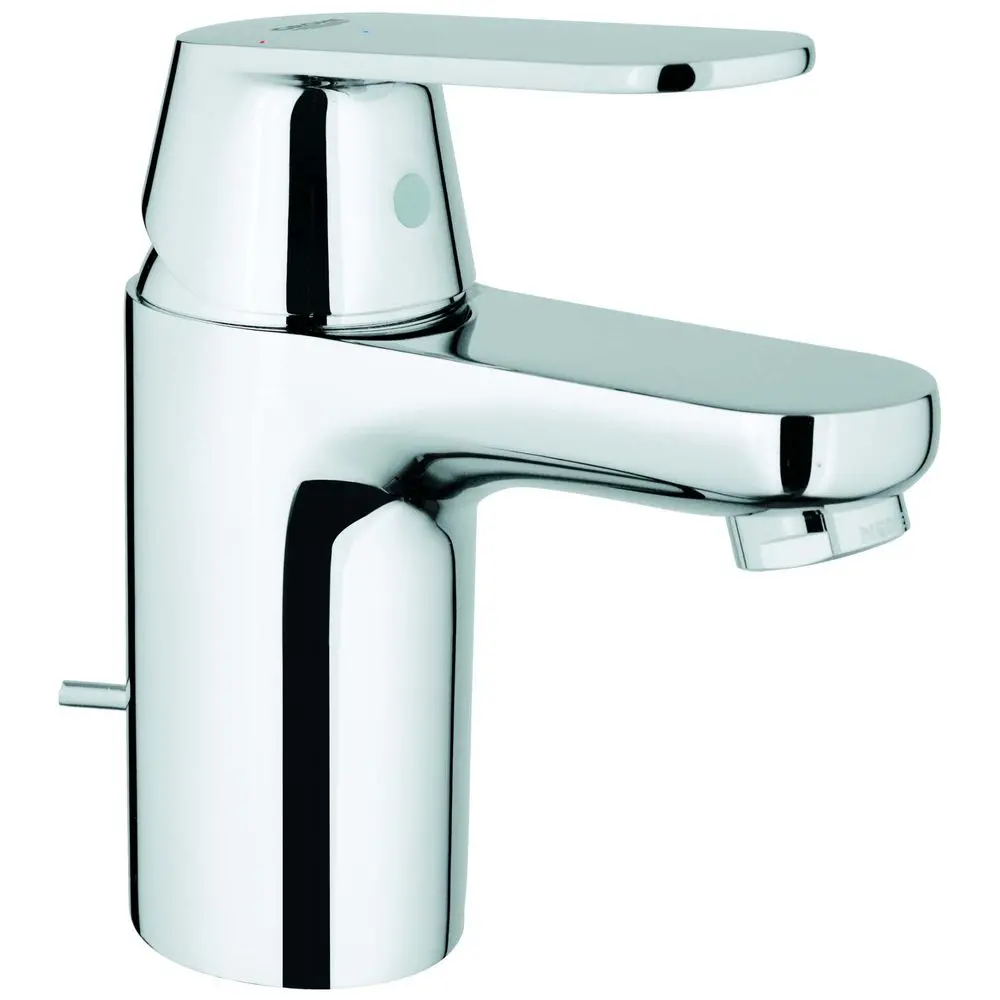 GROHE Waschtisch-Einhebelmischer Eurosmart Cosmopolitan 1/2", S-Size, mit Ablaufgarnitur, Temperaturbegrenzer, chrom -2337700E