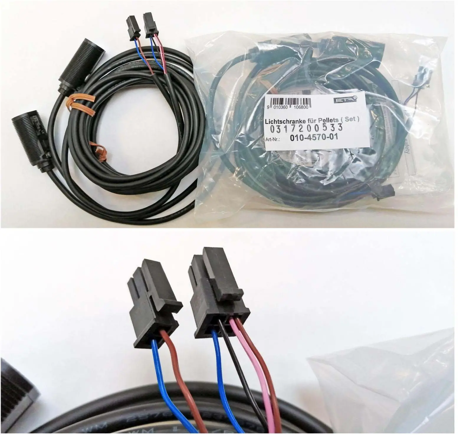 ETA Heiztechnik Lichtschranke f Pellets komplett-010-4570-01 ETA Heiztechnik Lichtschranke f Pellets komplett-010-4570-01