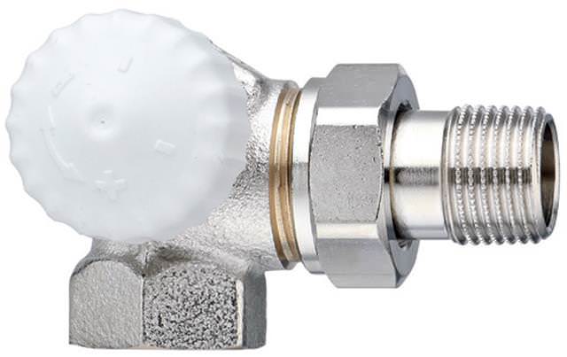 IMI Thermostat-Ventilunterteil V-exact II Rp 1/2xR 1/2, Winkeleck, Rotguss vernickelt, links-3713-02.000