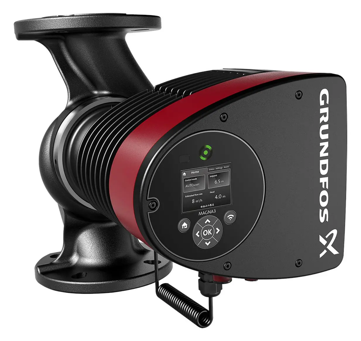 Grundfos Heizungsumwälzpumpe MAGNA3 40-120F, 250 mm PN 6/10, 230 V-97924649 Grundfos Heizungsumwälzpumpe MAGNA3 40-120F, 250 mm PN 6/10, 230 V-97924649