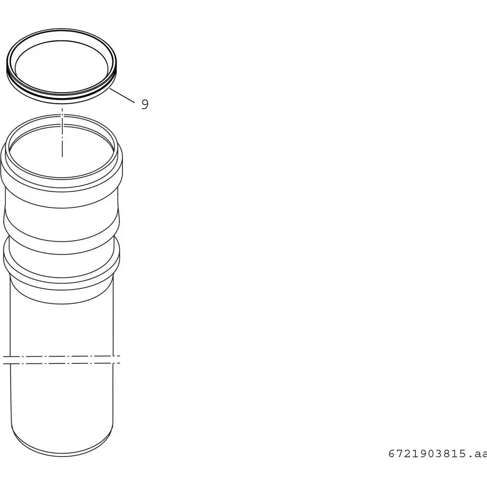 BOSCH Abgasrohr FC-S80-2000, 2000 mm, d= 80mm, senkrecht-7738112652 BOSCH Abgasrohr FC-S80-2000, 2000 mm, d= 80mm, senkrecht-7738112652