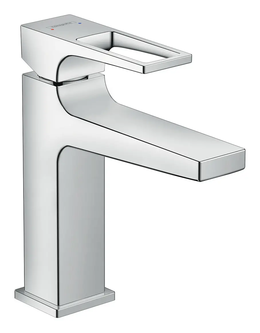 Waschtisch-Einhebelmischer Metropol 110 EcoSmart 5 l/min, Ausladung 135 mm, mit Bügelgriff, Zugstang-74506000