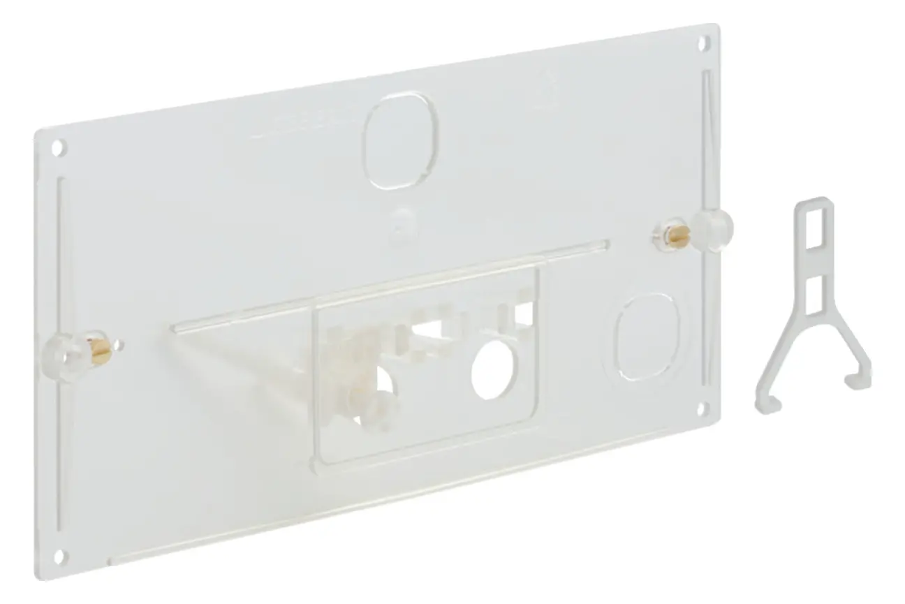 Geberit Schutzplatte mit Bügel und Hebelmechanik 240.026.00.1-240026001 Geberit Schutzplatte mit Bügel und Hebelmechanik 240.026.00.1-240026001