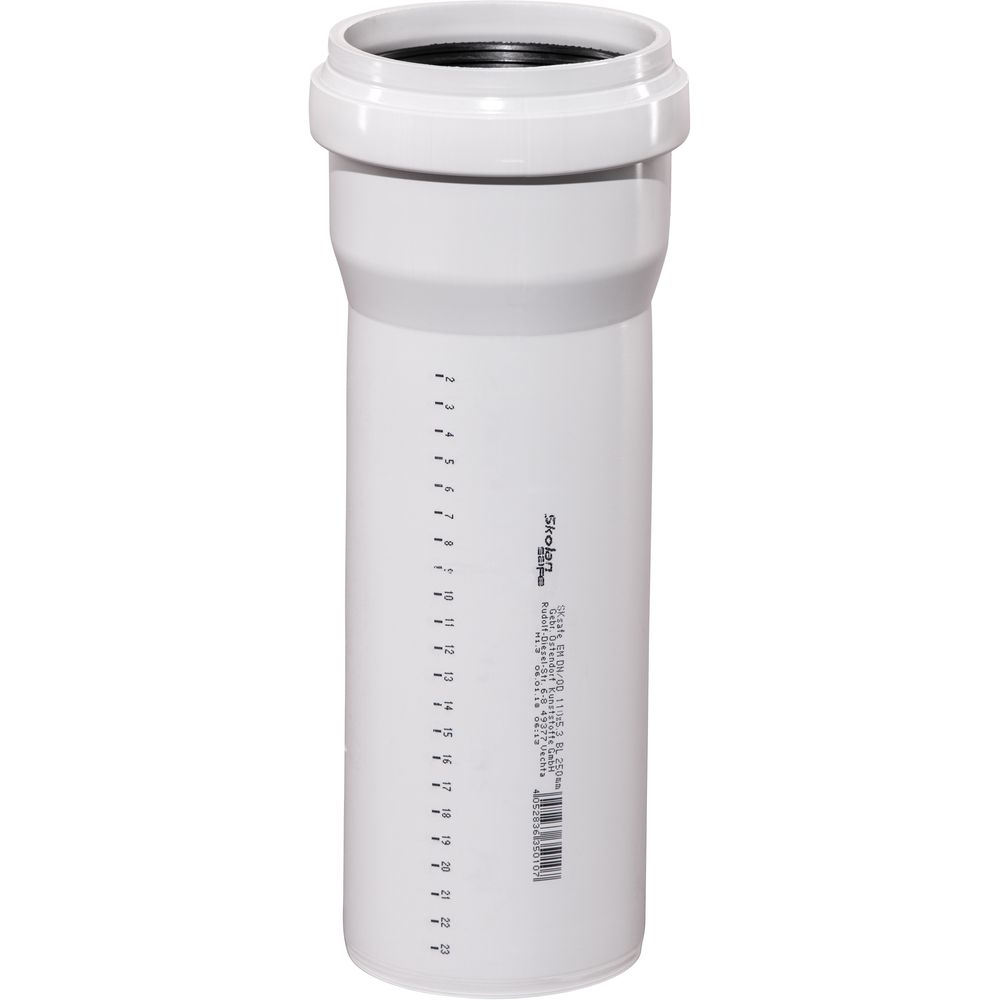 Ostendorf SKOLANsafe-Rohr EM DN/OD 110, 250mm, mit Muffe-335010