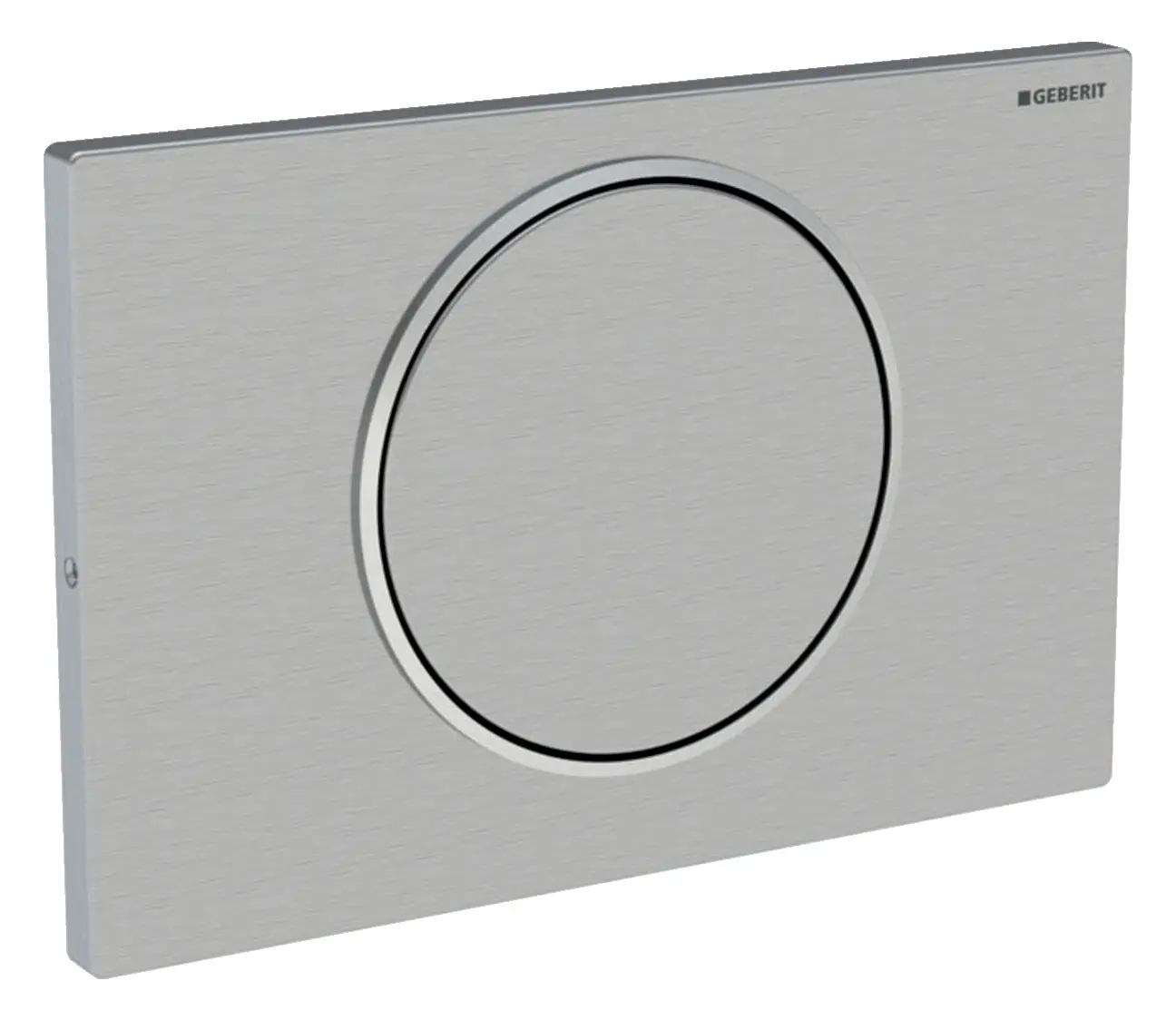 Geberit Betätigungsplatte Sigma10, für Spül-Stopp-Spülung, verschraubbar: gebürstet, easy-to-clean-b-115787SN5