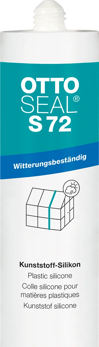 Ottoseal S72 Kunststoff-Silikon transparent C00, 310 ml-7072400
