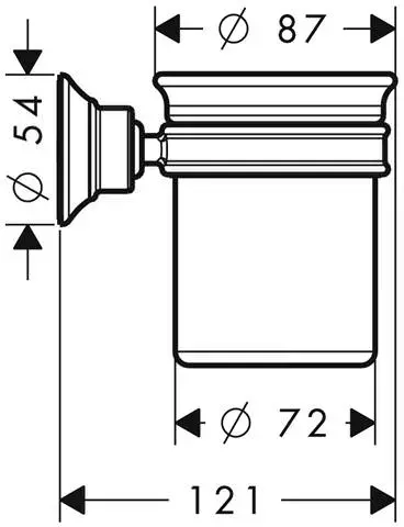 Hansgrohe Glashalter Axor Montreux-42134000