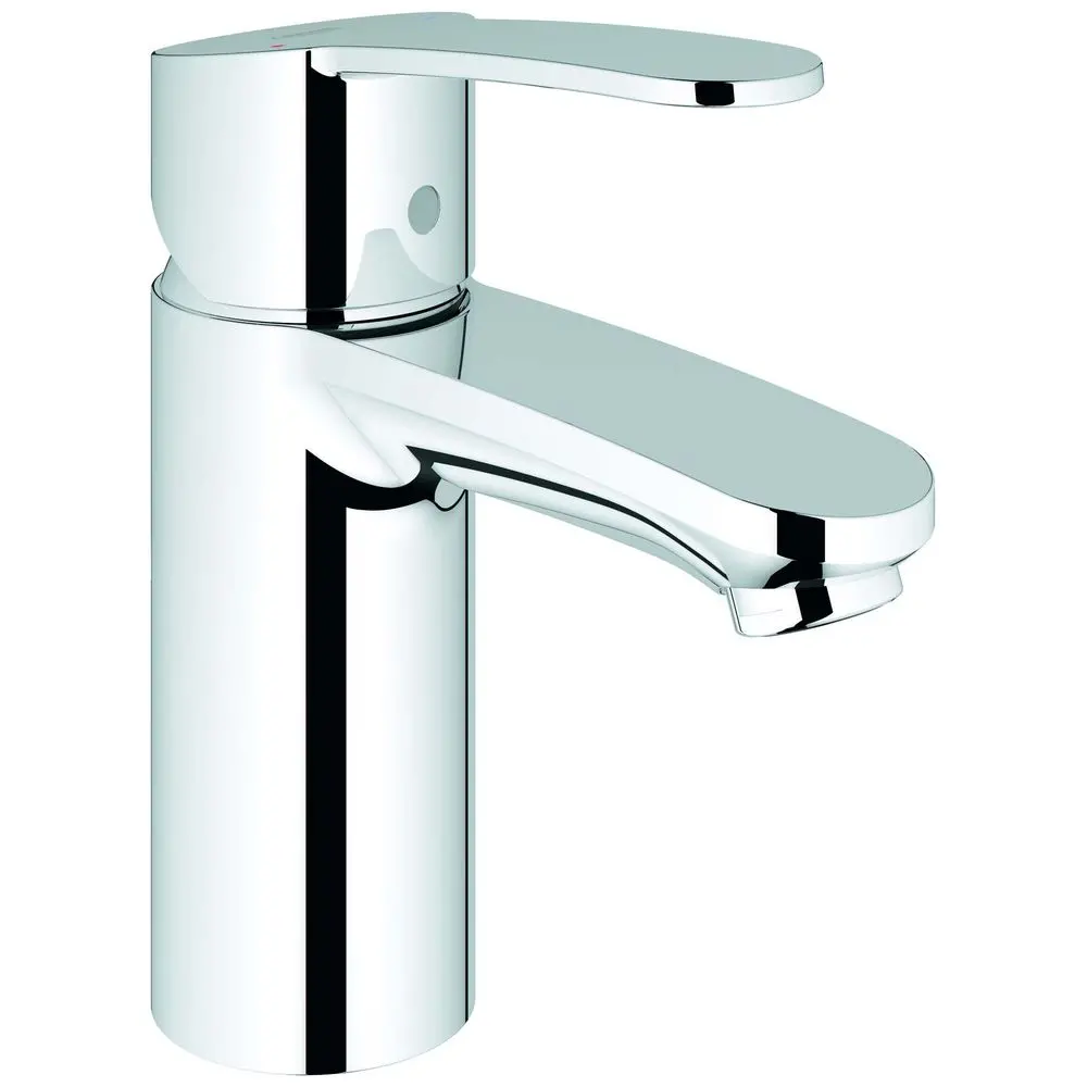 GROHE Waschtisch-Einhebelmischer Eurostyle Cosmopolitan 1/2", S-Size, mit Temperaturbegrenzer, glatter Körper, chrom -3246820E