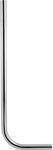 ASW Spülrohr verchromt, 28/26x200x600mm, DN 20, 3/4", für Druckspüler