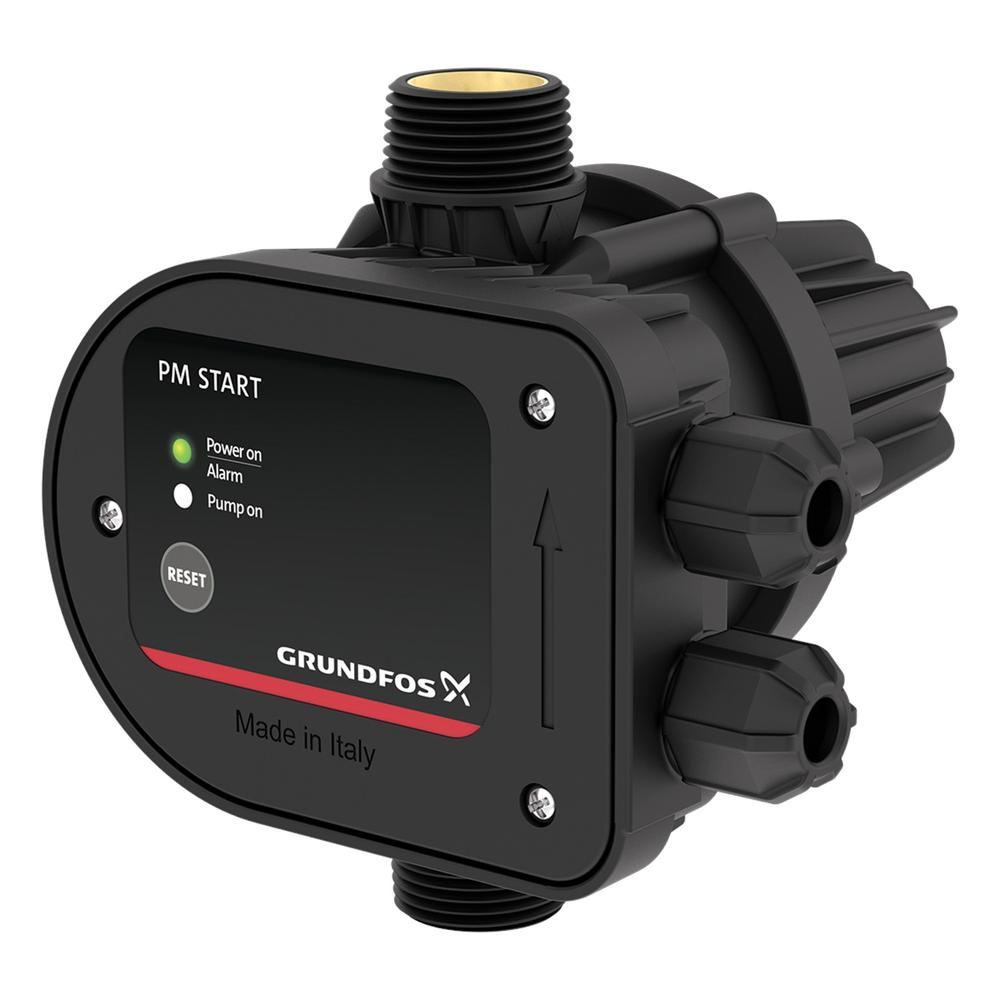 Grundfos Pumpensteuerung PM START automatisch 1,5 bar Q max 5 m3/h, 230 V, 1,5 m Kabel-93225650