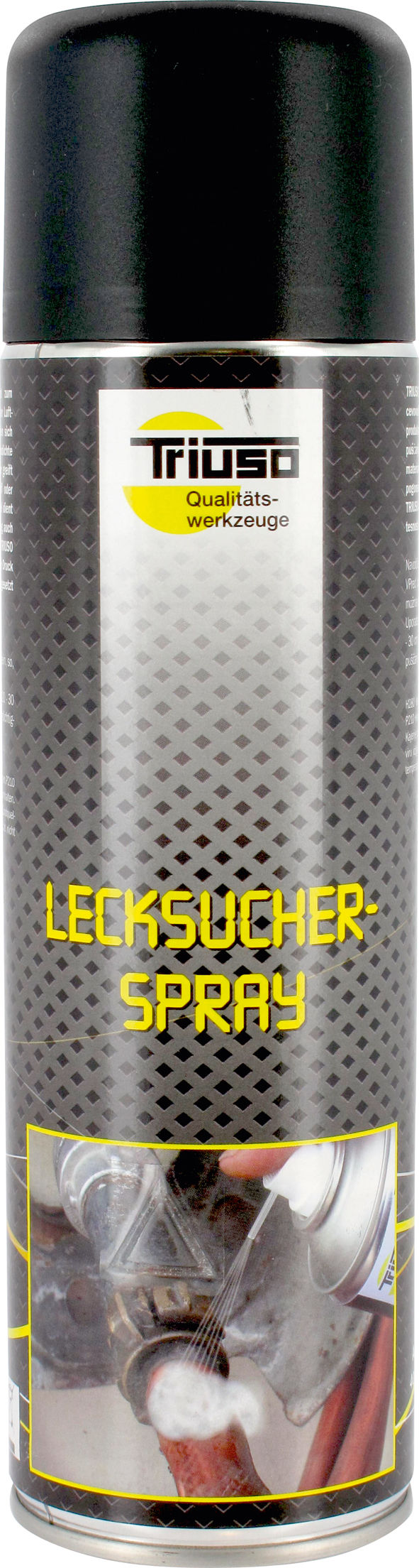 Triuso Lecksuchspray zum Auffinden undichter Stellen an Leitungen, 400 ml, transparent-400LECK Triuso Lecksuchspray zum Auffinden undichter Stellen an Leitungen, 400 ml, transparent-400LECK