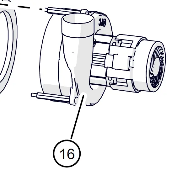 ETA Ersatzteil Saugturbine für Pelletförderung zu PE15/25-010-2010-00