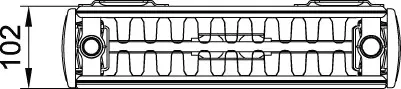 Kermi Flachheizkörper Therm X2 Verteo-Plan-PSN201600301X3K