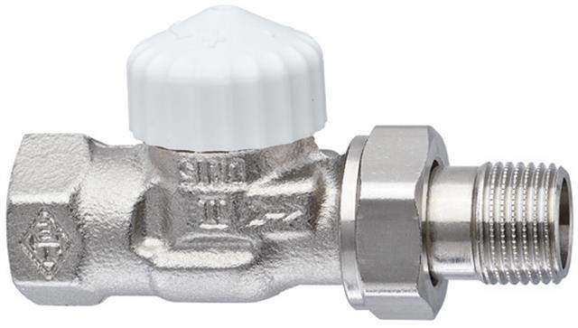 IMI Thermostat-Ventilunterteil V-exact II Rp 1/2, Durchgang, Rotguss vernickelt-3712-02.000