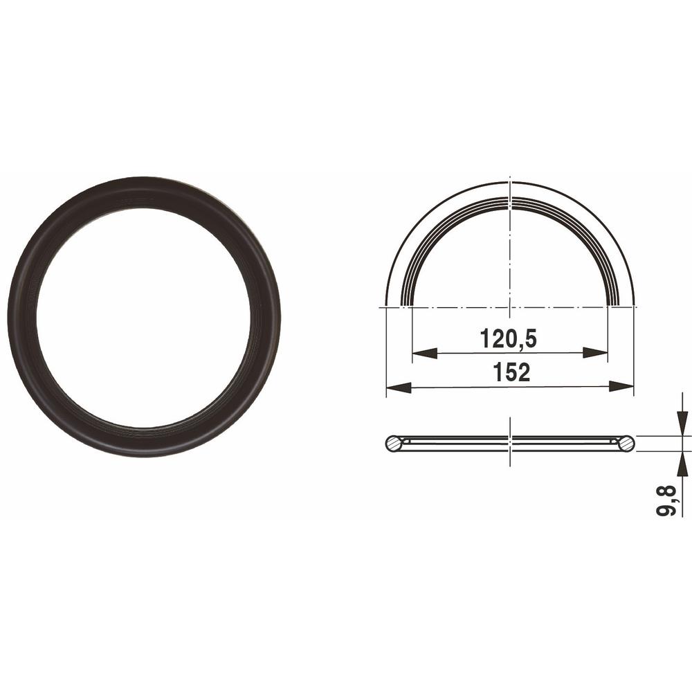 BOSCH Ersatzteil TTNR: 63043454 Dichtring 120x152x10mm everp -63043454