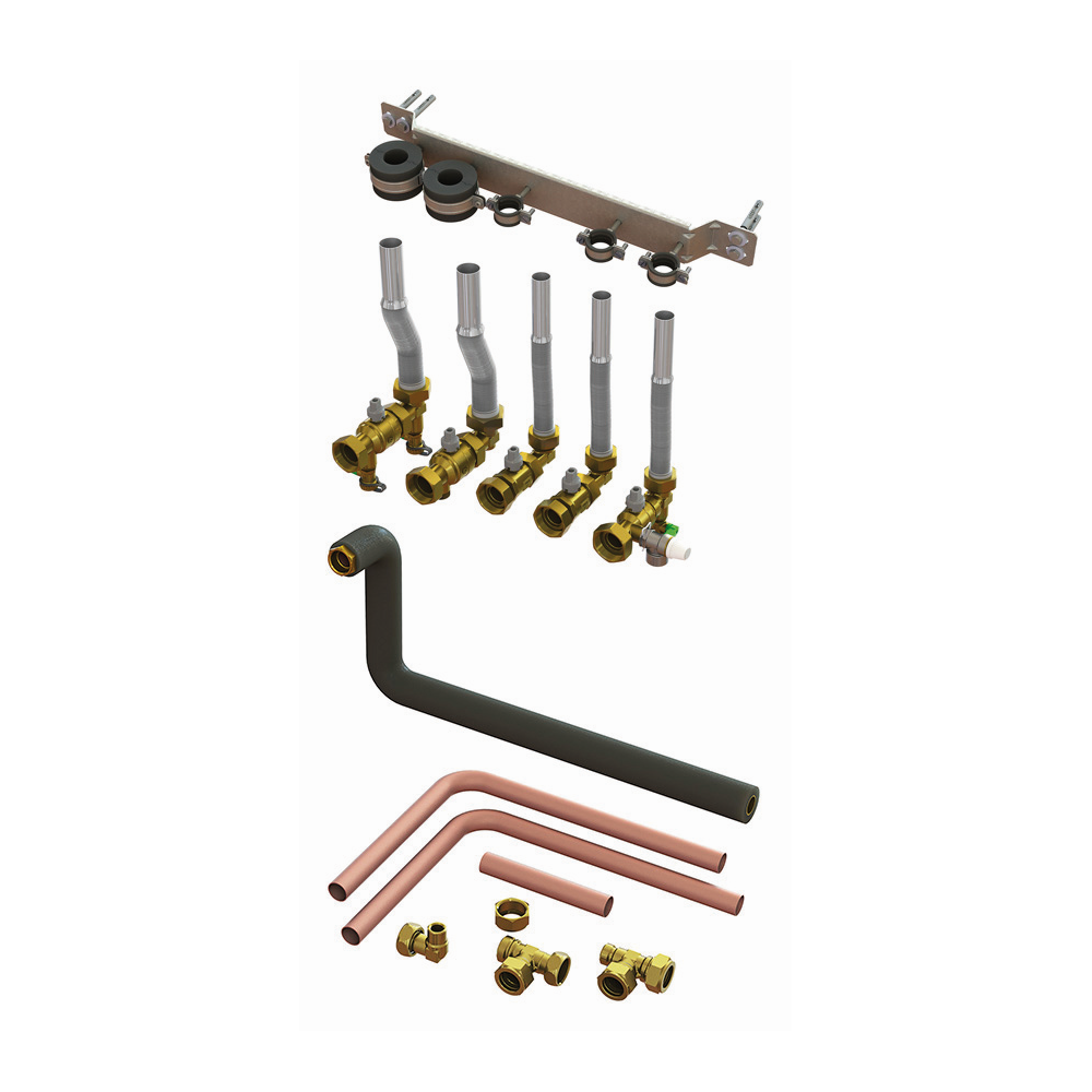 Vaillant Anschlussskonsole flexoTHERM integrierte Sole-Befüllstation -0020229713