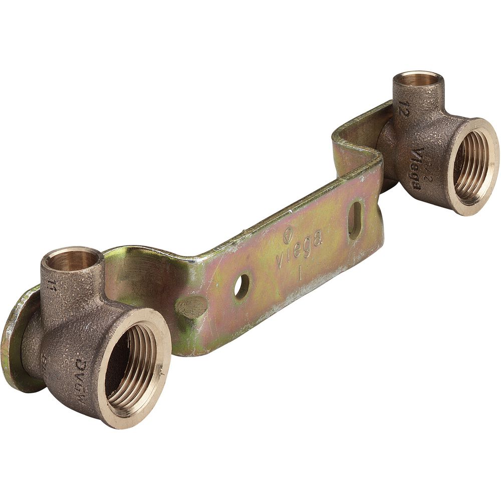Viega Montageeinheit Gemini 94476.0 15 mm x Rp 1/2 x 150 mm, Rotguss-101091