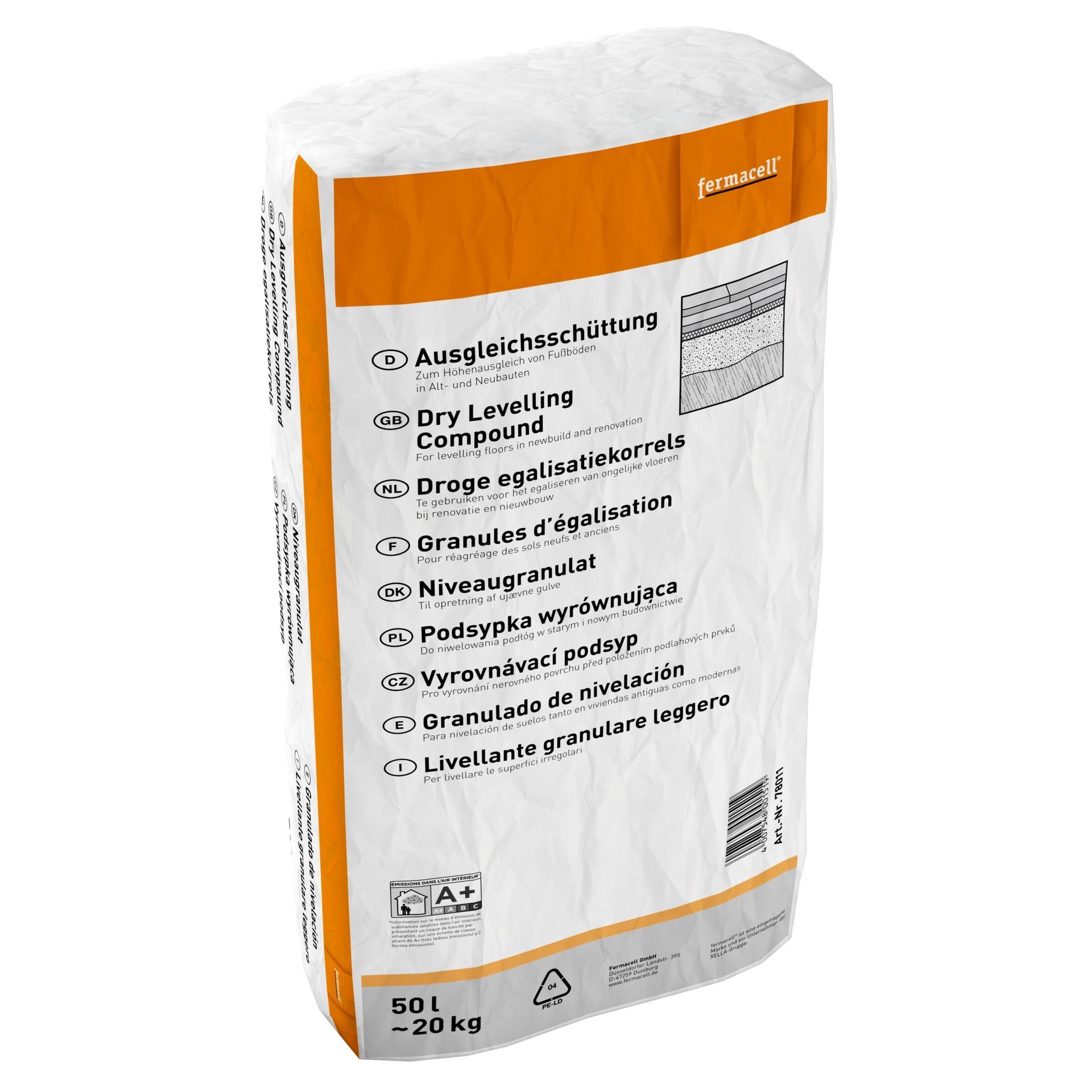 Fermacell-Ausgleichsschüttung a 50 Liter-78011