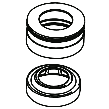 hansgrohe Rosette PuraVida Mischer d:37 mm chrom-95288000