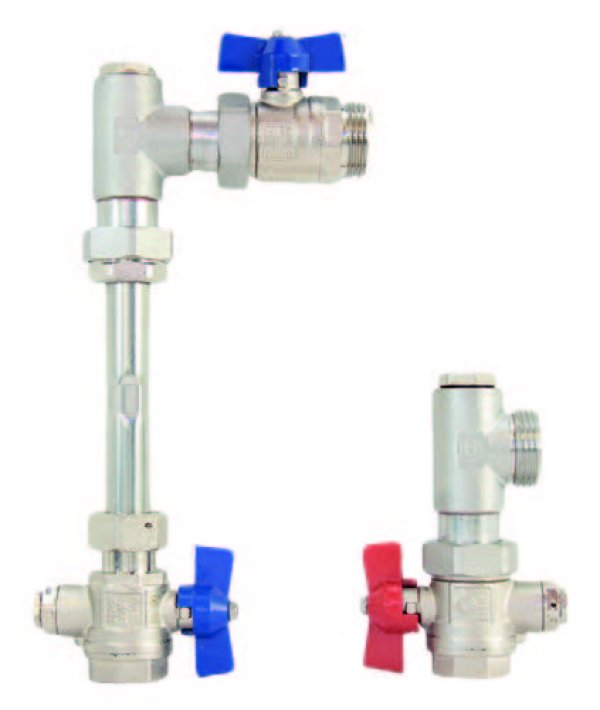 Strawa Anschlussgarnitur e-class AG-V-WMZ-2F 3/4" AG, vertikal -55e331608