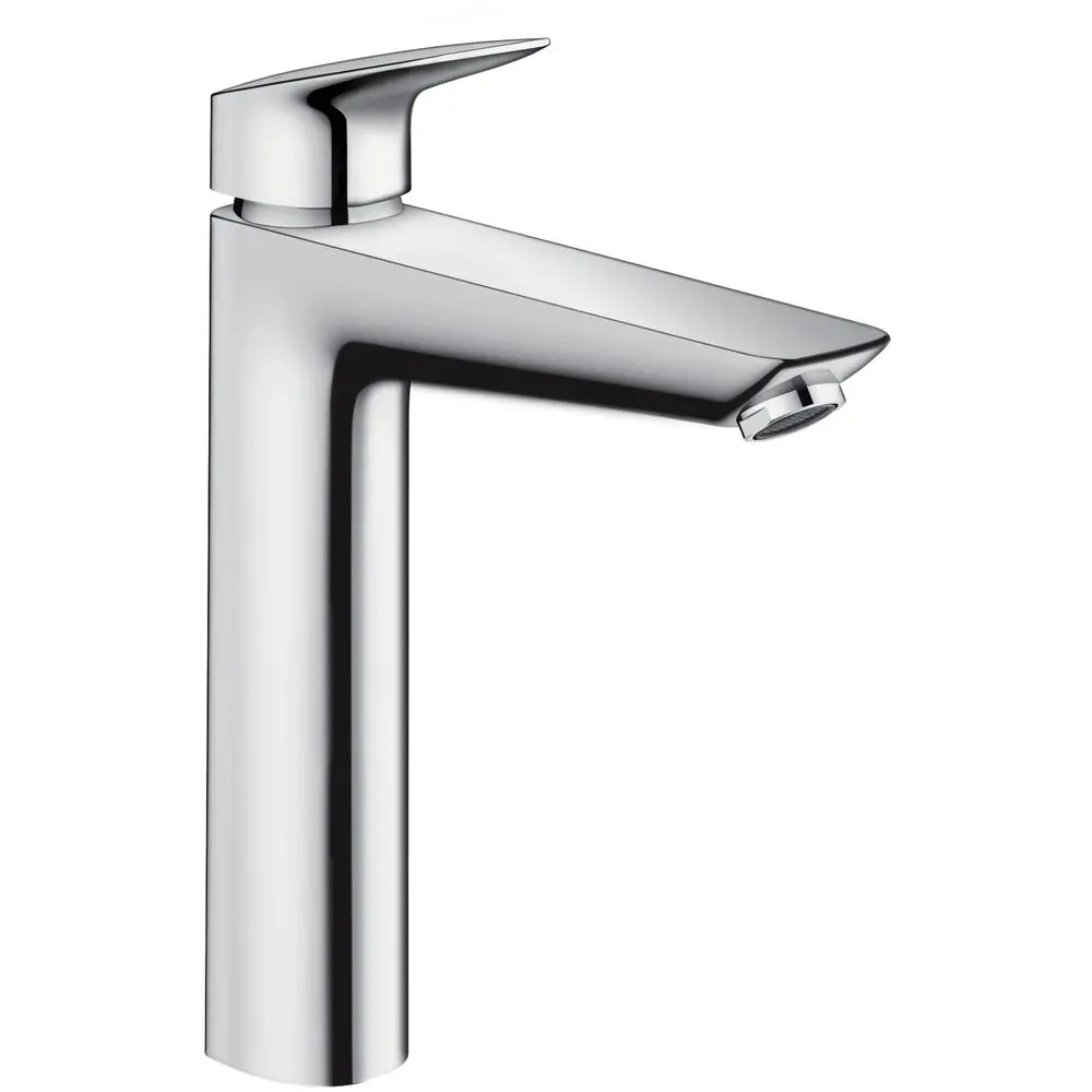 Hansgrohe Waschtisch-Einhebelmischer Logis 190 EcoSmart 5 l/min, mit Zugstangen-Ablaufgarnitur, chrom-71090000