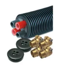AustroPEX Wärmepumpenrohr-Set A145 2x40 - 6 m-118WPS145406