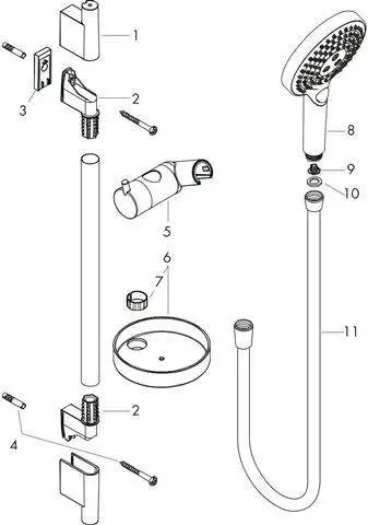 hansgrohe Brauseset Raindance Select S 120-27654000