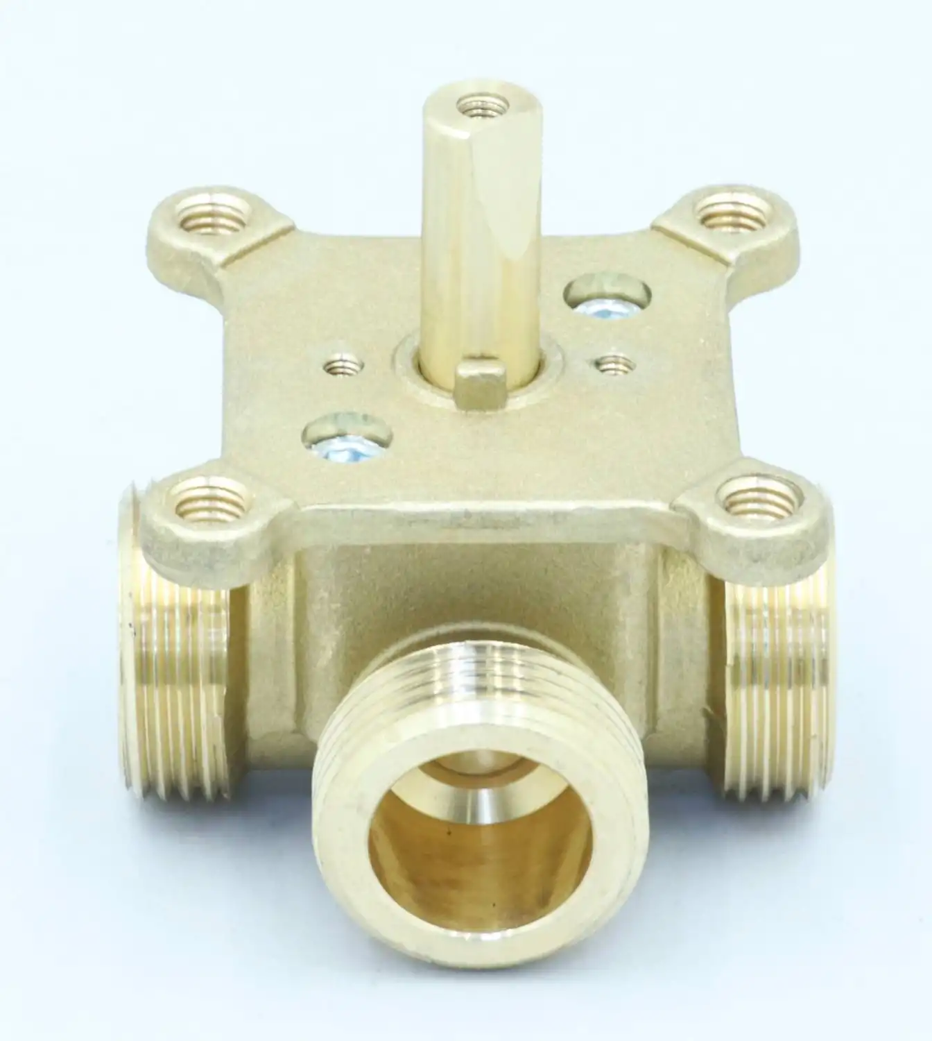 ETA 3-Weg-Mischer AG 1" kv=10 ohne Griff u. Blech Messing-Gehäuse, Außengewinde -60808-02 ETA 3-Weg-Mischer AG 1" kv=10 ohne Griff u. Blech Messing-Gehäuse, Außengewinde -60808-02