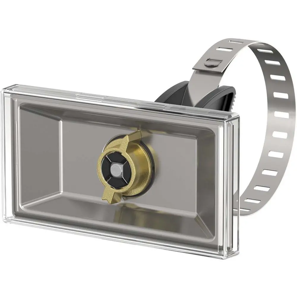 Simplex Universalhalter Edelstahl und Kunststoff, für Schilder 100x50mm-F55002