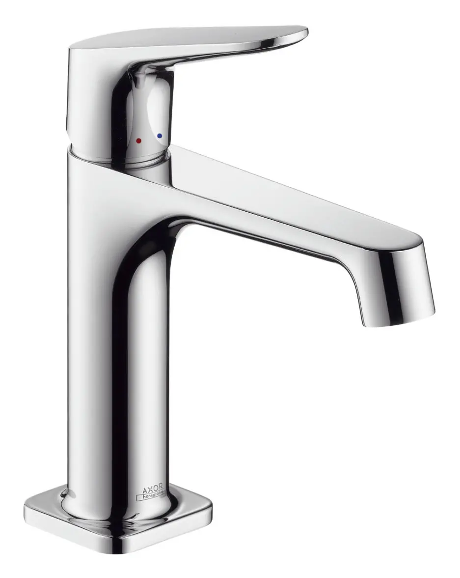 Waschtisch-Einhebelmischer Axor Citterio M 100 Ausladung 128 mm, nicht verschließbares Ventil, chrom-34017000