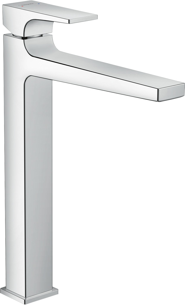 hansgrohe Waschtisch-Einhebelmischer Metropol 260 Ausladung 204mm, Push-Open Ablaufgarnitur, chrom-32512000