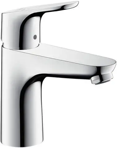 Hansgrohe Waschtisch-Einhebelmischer Focus CoolStart 100 EcoSmart 5 l/min, Kaltwasser in Mittelstellung, chrom-31621000