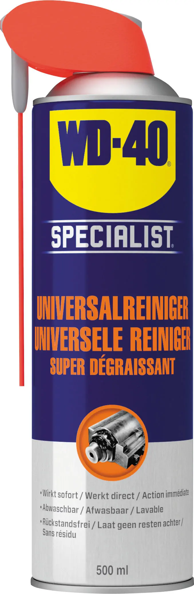 Triuso Universalreiniger WD-40 SPECIALIST leicht abwaschbar, rückstandsfrei, entfernt Öl, Fett, Schmutz und Ruß, 500 ml-4939225NBA