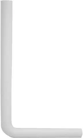 ASW Spülbogen Kunststoff, H: 590/L: 350mm, für tiefhängenden Spülkasten, weiß