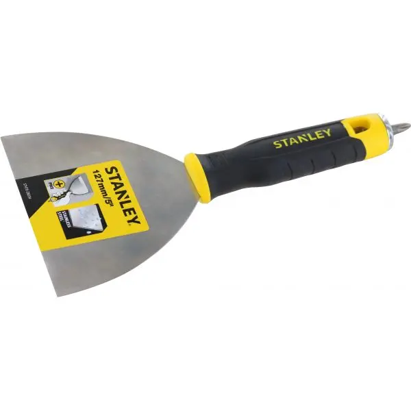 Triuso Fugenspachtel Stanley Edelstahl, Hammerkopf mit PH2-Bit, elastische Klinge, 152 mm-28041