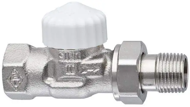 IMI Thermostat-Ventilunterteil V-exact II Rp 1/2, Durchgang, Rotguss vernickelt