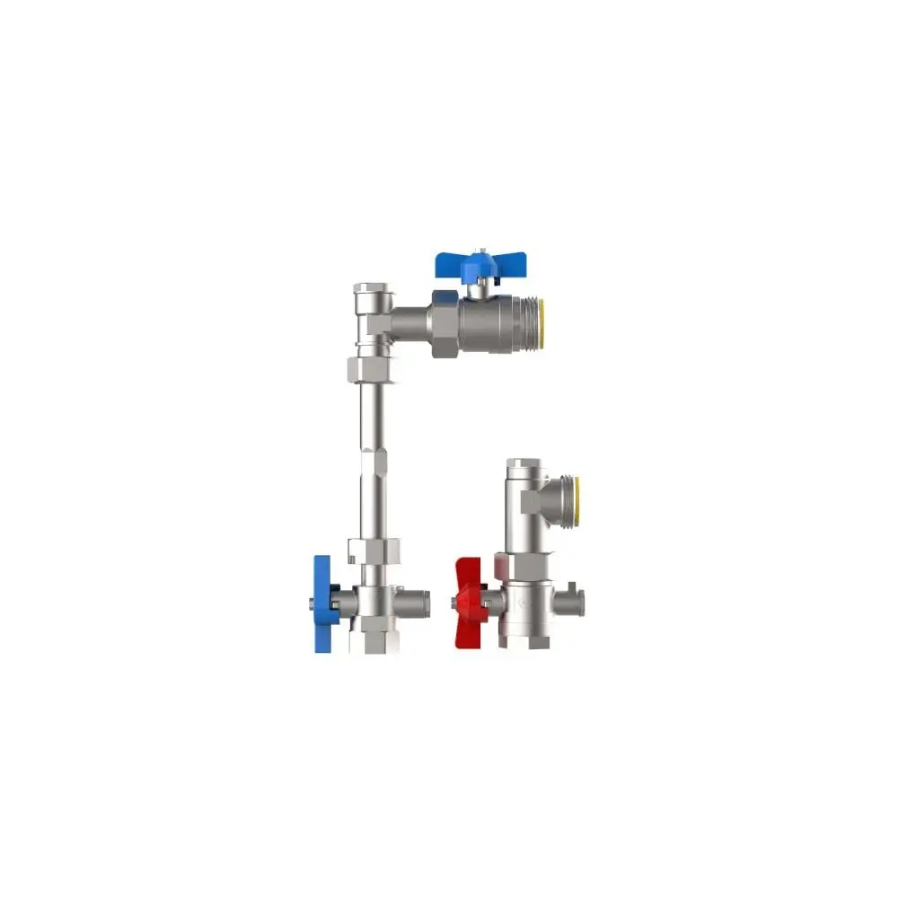 Strawa Anschlussgarnitur e-class AG-V-WMZ-2F 3/4" AG, vertikal -55e331608
