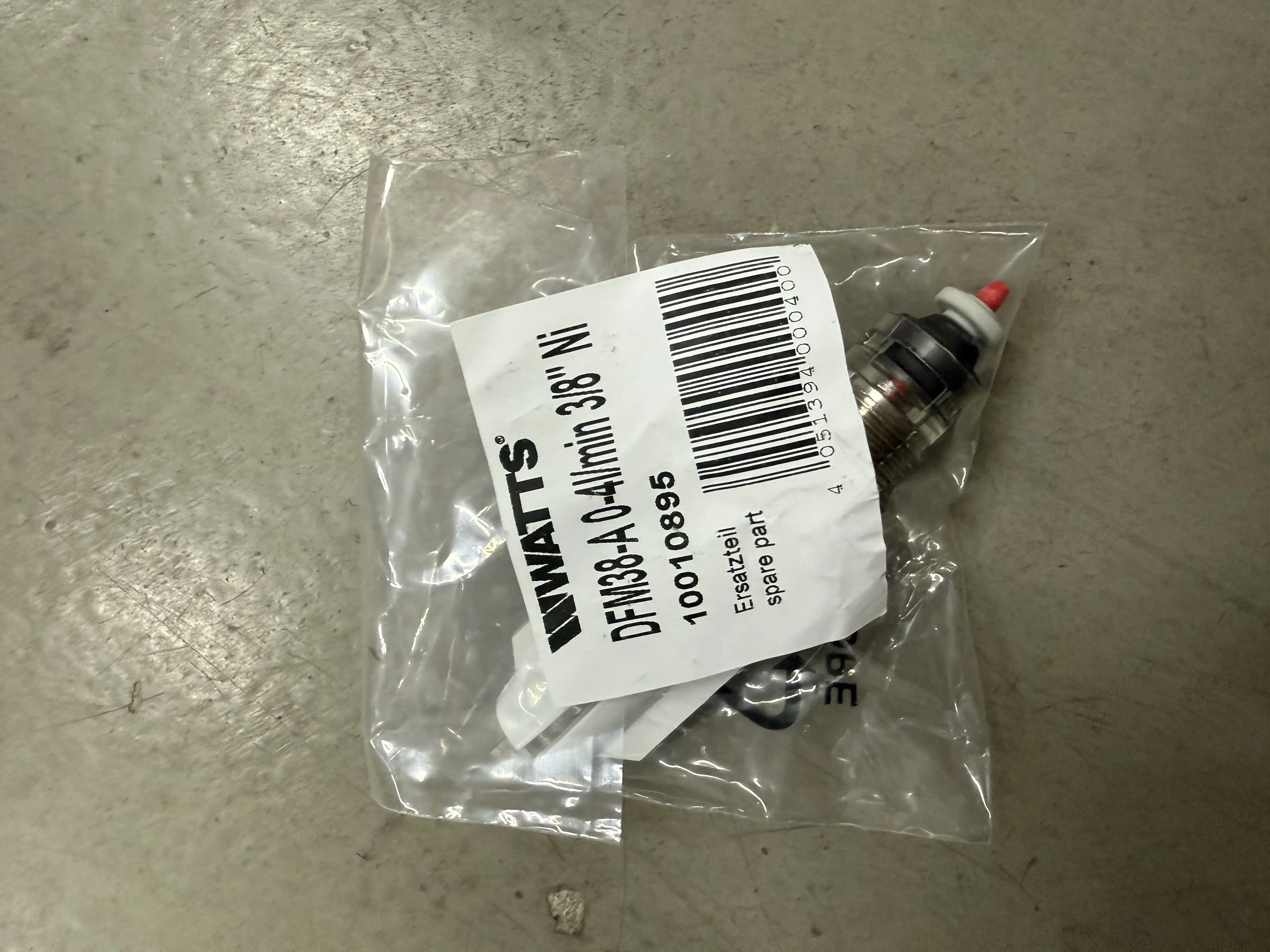 Zewotherm/ Watts Durchflussmengenzähler Edelstahl, Vorlauf 4 I/min.-11130005