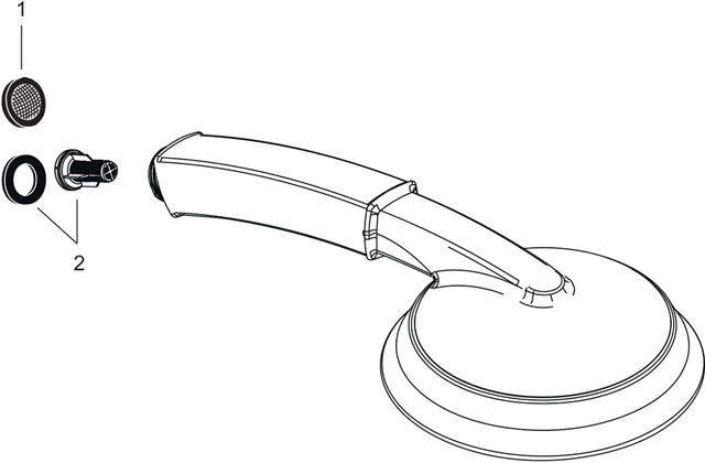 hansgrohe Handbrause Raindance 100 Air 3jet, Brausekopf d= 119mm, chrom-28548000
