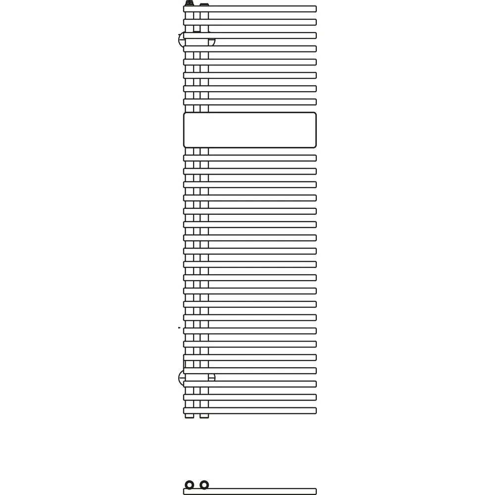Kermi Badheizkörper Credo Half round-E1N1A1000452L2K