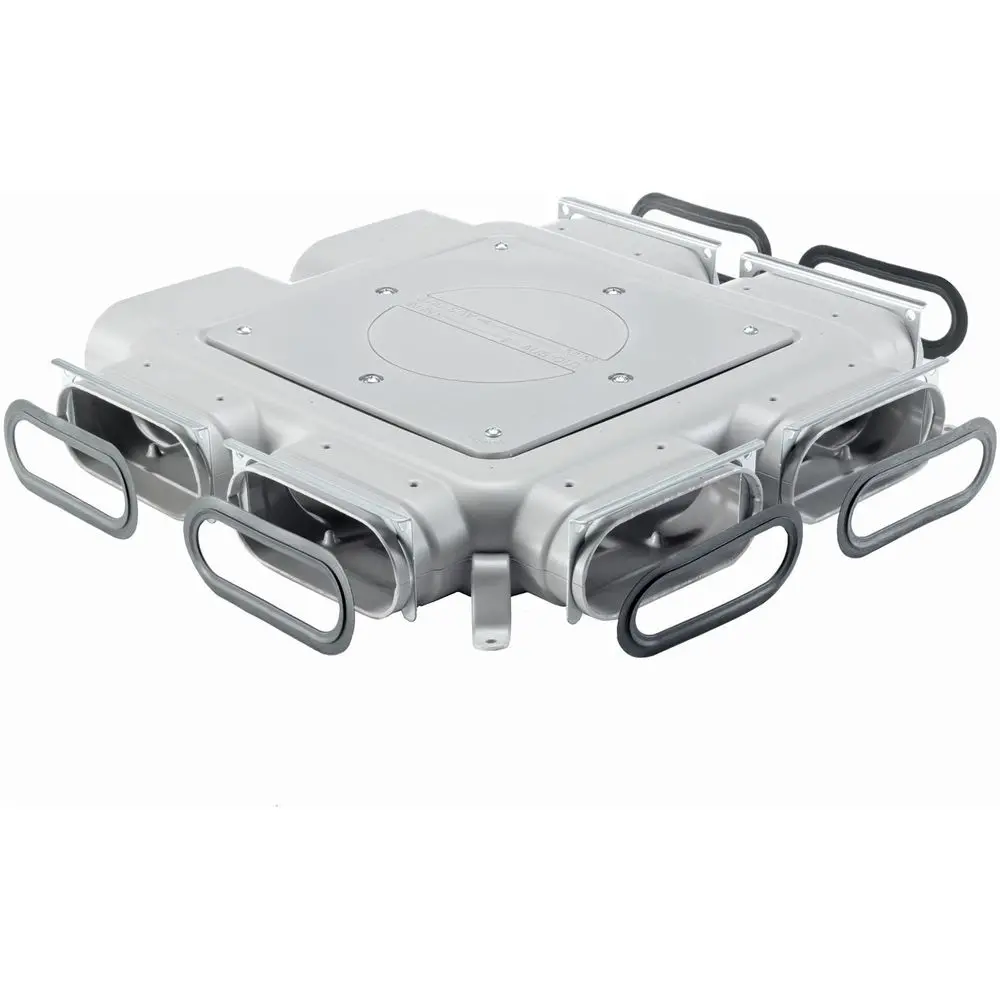 Zehnder Verteiler flat51/CK 300 6-fach, mit O-Ringen und Fixierschieber-990322030