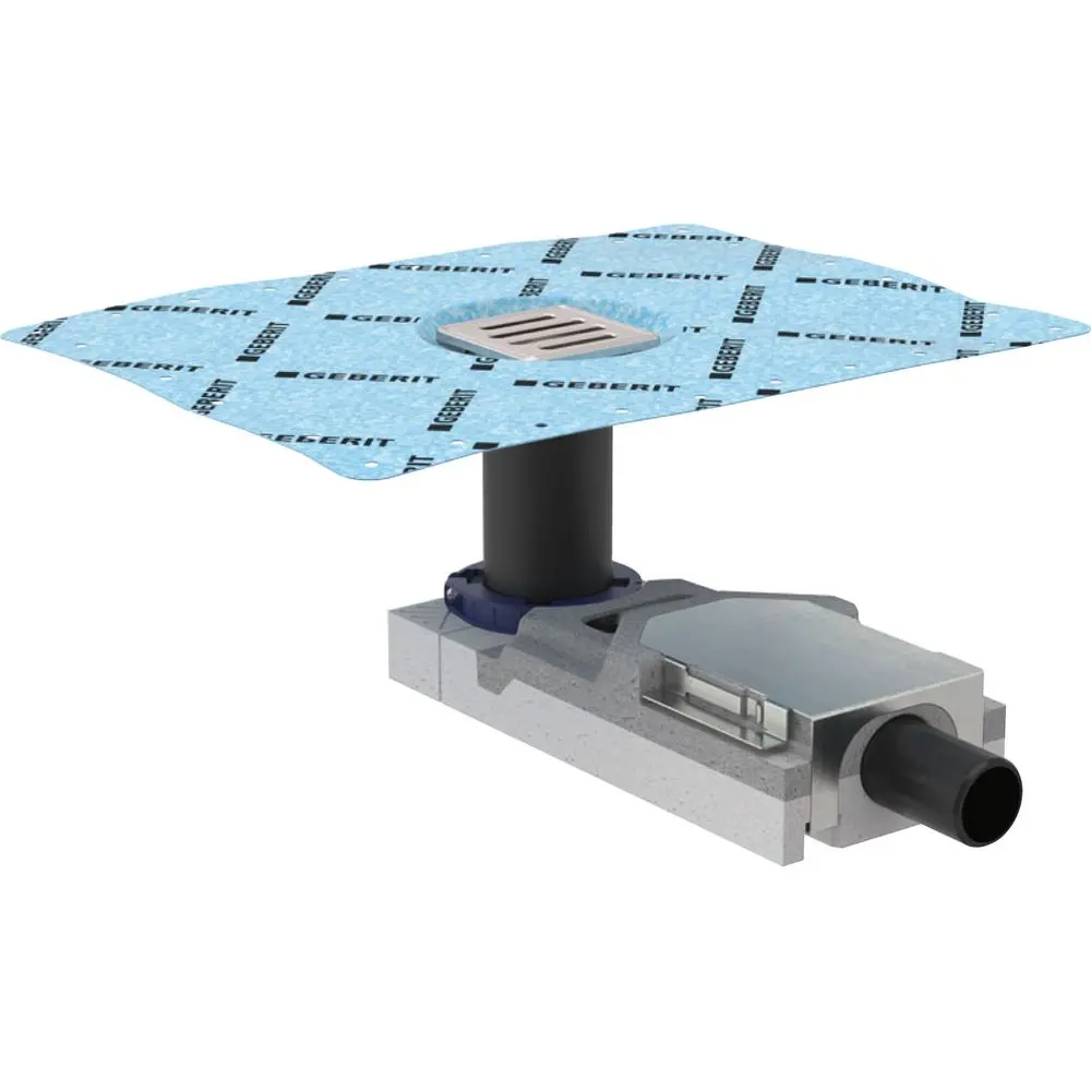 Geberit Bodenablauf Ø 40 mm, für Estrichhöhe am Einlauf 65/90mm-154052001 Geberit Bodenablauf Ø 40 mm, für Estrichhöhe am Einlauf 65/90mm-154052001