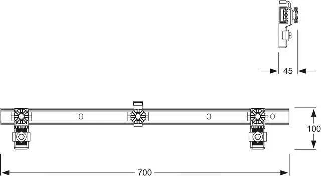 MEPA Wannenleisten 550mm, 2 Stück-190030 MEPA Wannenleisten 550mm, 2 Stück-190030